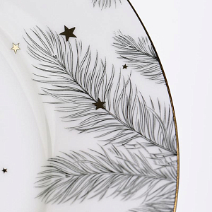 Тарелка Valerie Concept "Елочная ветвь"